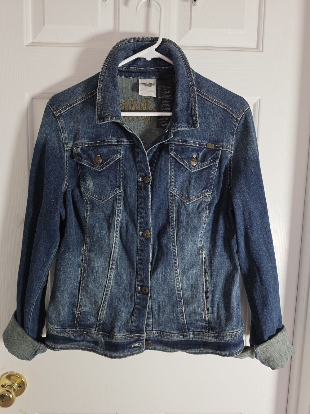 Harley-Davidson Studded Eagle Denim Jacket
